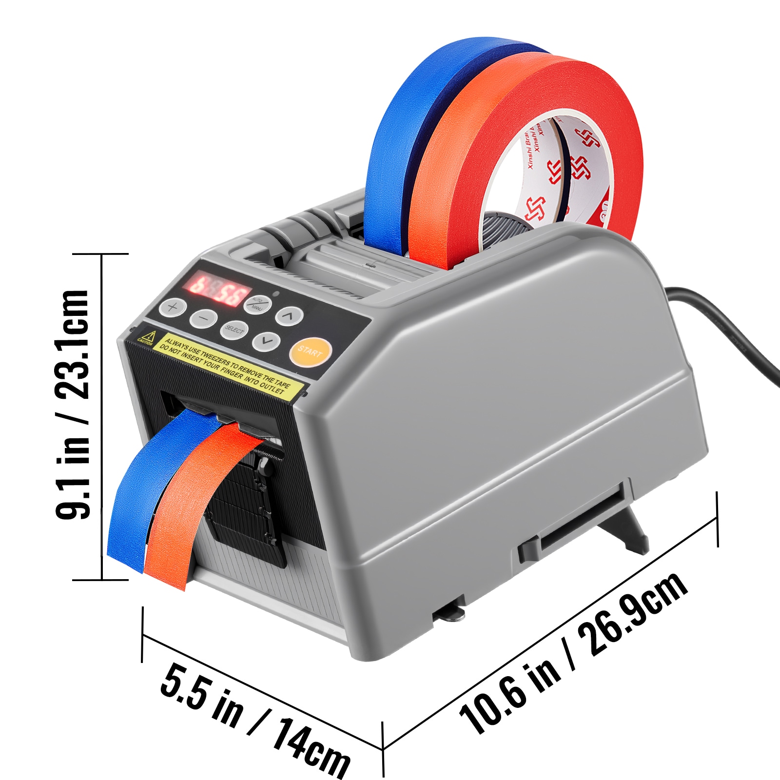 Automatic Electric Tape Dispenser And Cutter For Packaging Tape_voghion.com